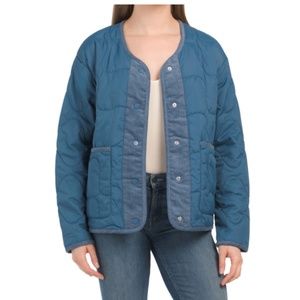New Bernie Quilted Corduroy Trim Jacket